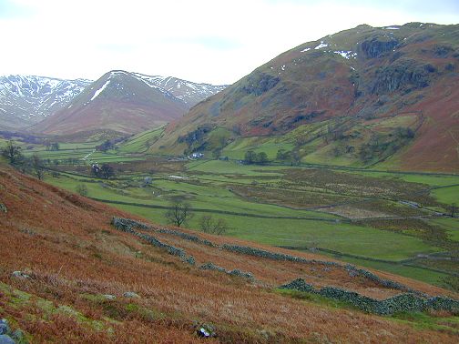 Howe Grain valley, The Nab, Thrang Crag Farm and Beda Head