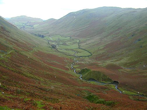 Looking down Boredale from near the Hause